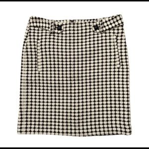Banana republic geometric pattern woven skirt